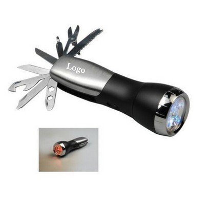 Multi-in-one Emergency Flashlight Combination Tool