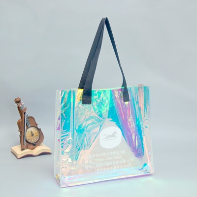 PVC Clear Laser Shopping Bag,Tote Bag