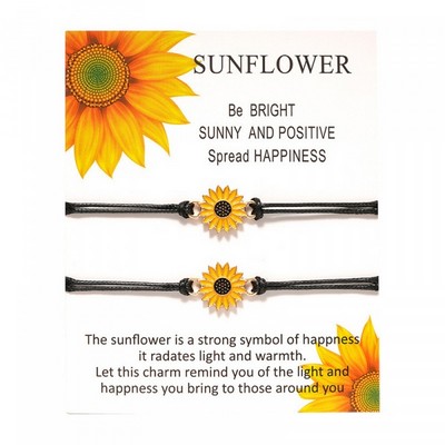 Sunflower Bracelet Set