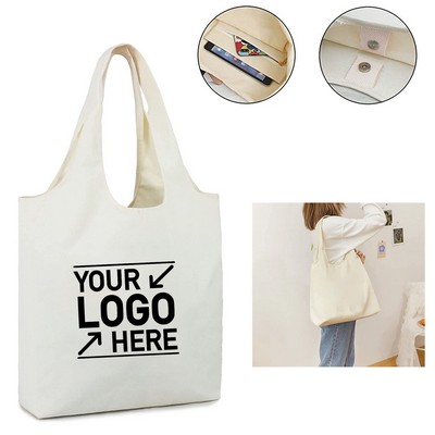 Canvas Tote Bags With Inner Pocket