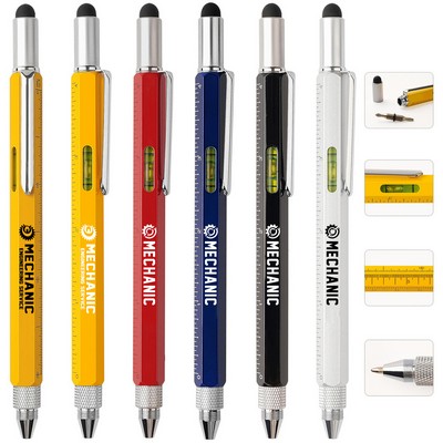 6 in 1 Multi Functional Stylus Tool Pen