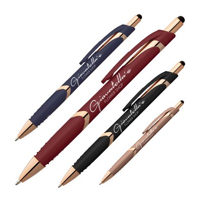 Gemini Softy Rose Gold Plastic Pen (1 Color Imprint)