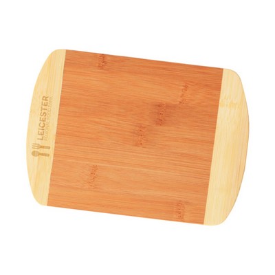 Small Two-Tone Bamboo Cutting Board