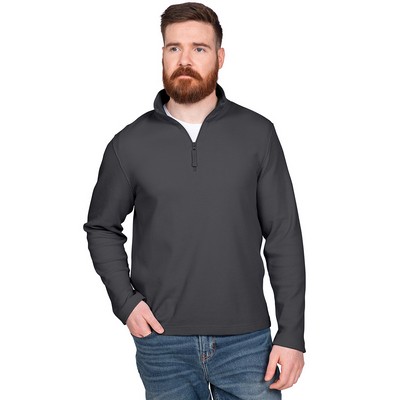 Men's Lightweight Waffle Quarter Zip Pullover