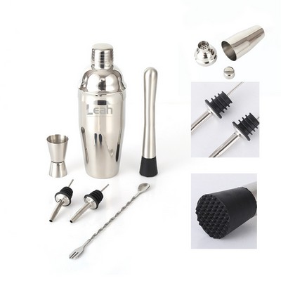 Stainless Steel Cocktail 6-Piece Set