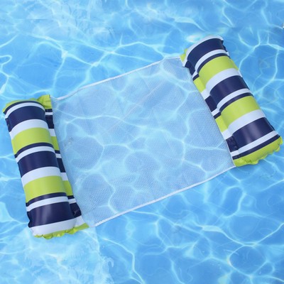 Inflatable Water Hammock Swimming Pool Float for Adults