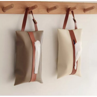 Toilet Paper Holder PU Leather Tissue Dispenser