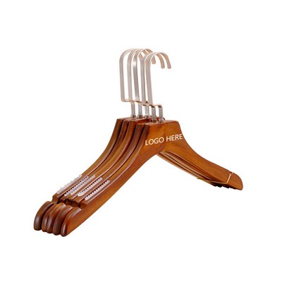 Non-slip Solid Wood Hanger