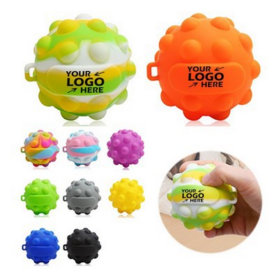 3D Silicone Fidget Pop Ball