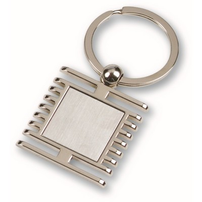 Skeletal Square Shaped Keyring