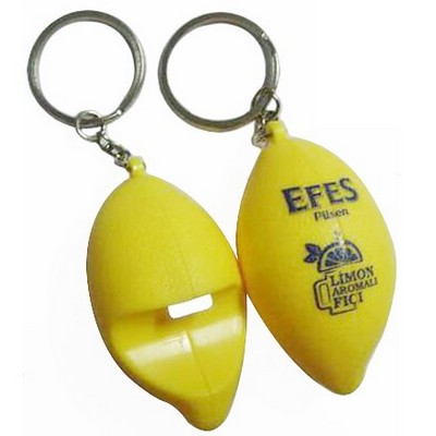 Lemon Shape Bottle Opener Keychain