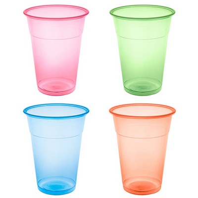 16oz Neon Soft Plastic Cups