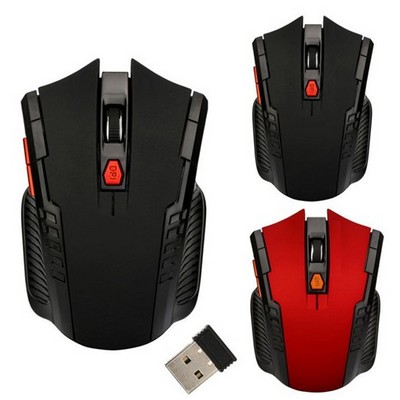 Wireless Optical Mouse with USB Receiver