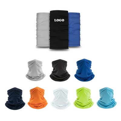 Cooling Neck Gaiter Ice Silk Face Shield Scarf Multifunctional Reusable Stretchy Face Cover