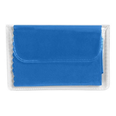 Microfiber Cleaning Cloth with Clear Cases