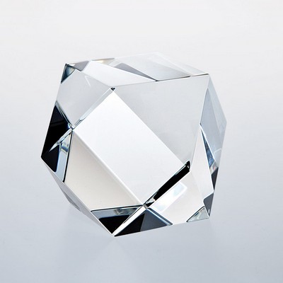 Hexagon Paperweight Crystal