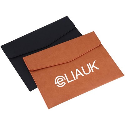 Pu Leather A4 Document Holder File Organizer