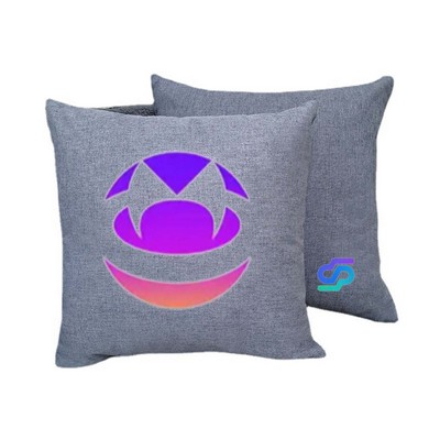 Full Color Canvas Cushion Pillow Covers 18"x18"