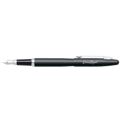 Sheaffer® VFM Matte Black Fountain Pen With Nickel Plated Trims