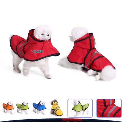 Pet Rain Poncho-M/L