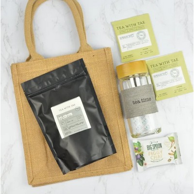 Tea Jute Gift Tote