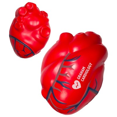 Heart with Blue Veins Stress Ball