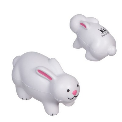 PU White Rabbit Stress Ball