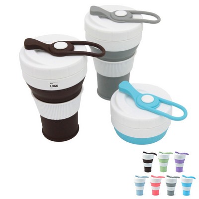 Foldable Silicone Travel Cup 450mL