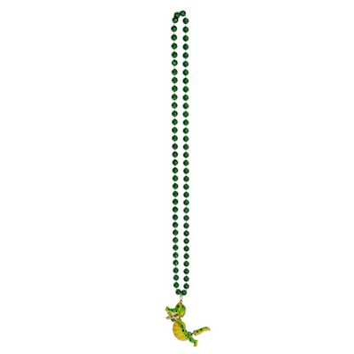 Beads w/Bobble Alligator Medallion