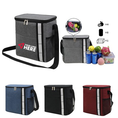 Insulated Tote Cooler Bag w/Adjustable Shoulder Strap