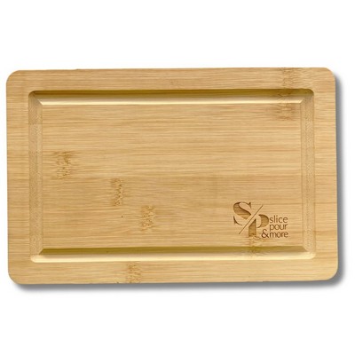 9 1/16" x 6" Small Cayman Bamboo Cutting Board