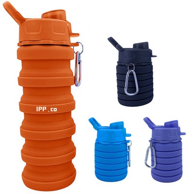 Reusable Foldable Water Bottles for Outdoor Gym Camping