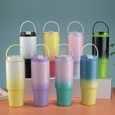 Gradient Color Tumbler With Handle 40OZ