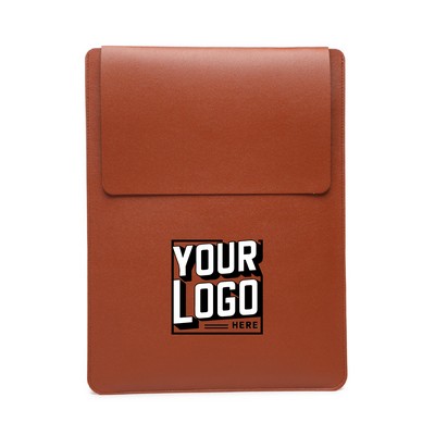 Magnetic PU Leather Laptop Sleeve