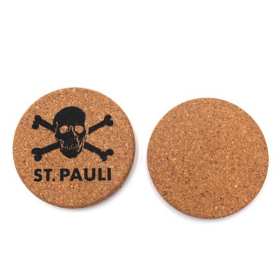 Round Cork Coaster