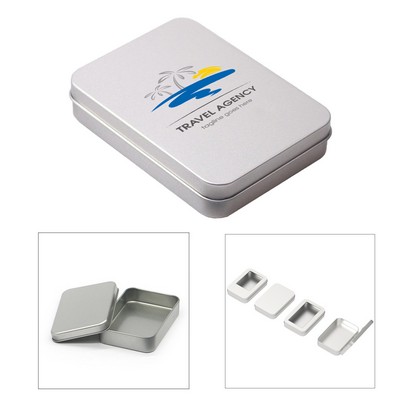 Rectangle Metal Tins Storage Box