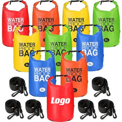 5L Outdoor Waterproof Bucket Bag With Shoulder Strap