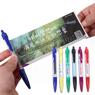 Banner Ballpoint Pen Flag Pen Scroll Pen