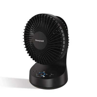 Honeywell QuietSet 5 Oscillating Black Table Fan