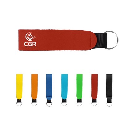 Neoprene Wrist Strap Keychain