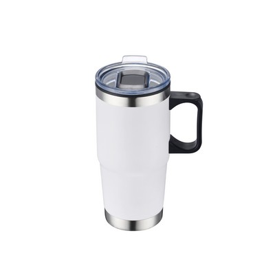 24 oz S/S Travel Mug with Stainless Steel Bottom