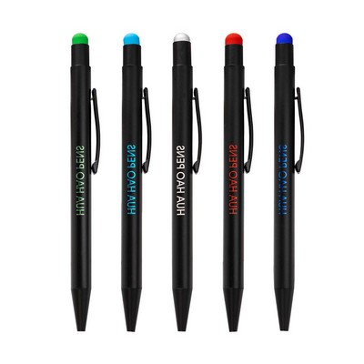 Soft-Touch Aluminum Pen w/ Stylus