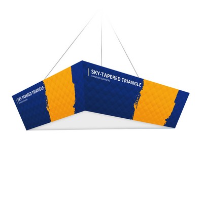 Sky Tube Tapered Triangle Hanging Banners, Single Sided