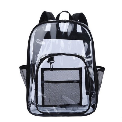 Heavy Duty Pvc Clear Transparent Backpack