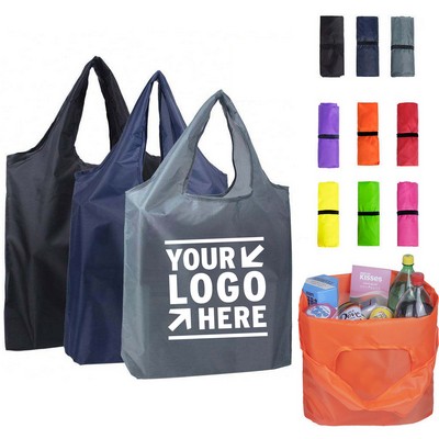 210D Polyester Folding Grocery Tote