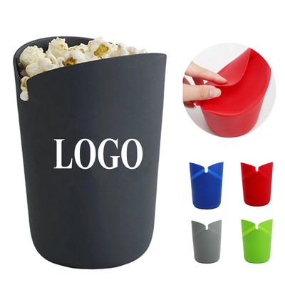 Foldable Silicone Popcorn Bucket