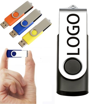 Creative Custom Metal High-speed Rotating 4G USB Flash Drive