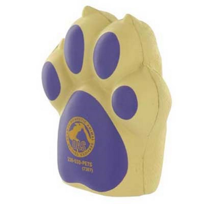 PU Dog Paw Shape Stress Ball