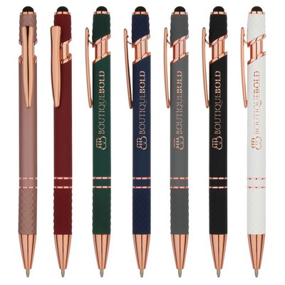 Carter Rose Gold Soft Touch Metal Pen