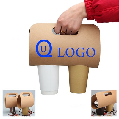 Kraft Paper Handheld Cup Bag